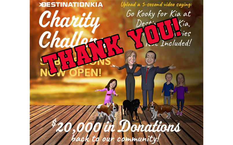 Thank you, Destination Kia!